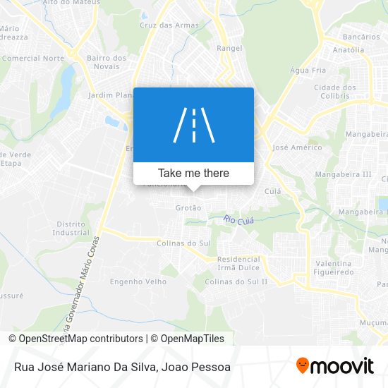 Rua José Mariano Da Silva map