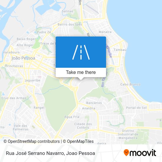 Rua José Serrano Navarro map