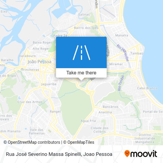 Rua José Severino Massa Spinelli map