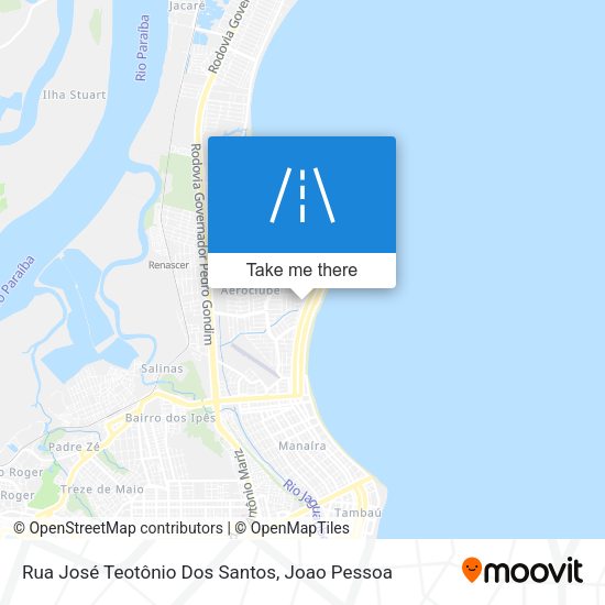 Rua José Teotônio Dos Santos map
