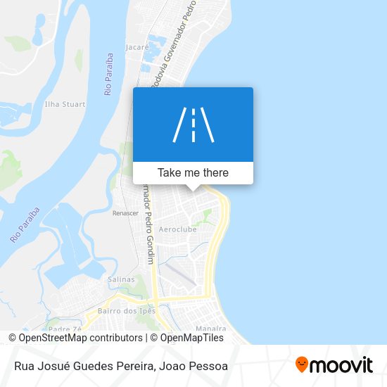 Rua Josué Guedes Pereira map
