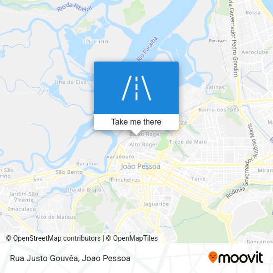 Rua Justo Gouvêa map