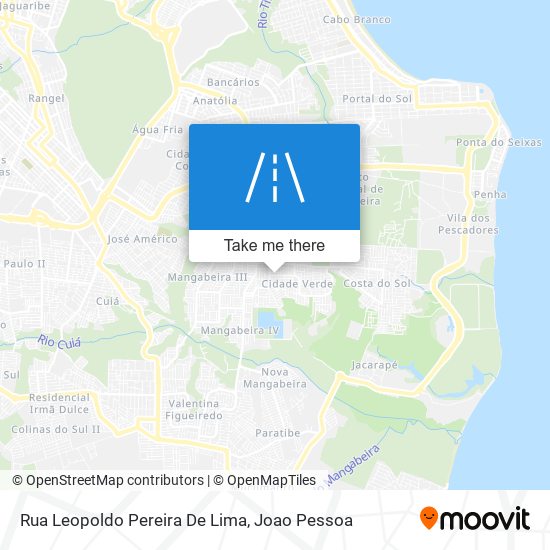 Mapa Rua Leopoldo Pereira De Lima