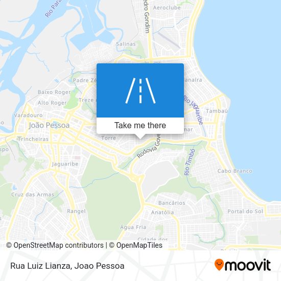 Rua Luiz Lianza map