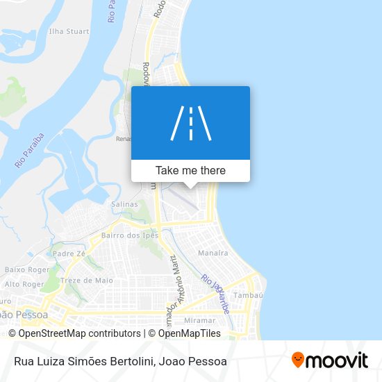 Rua Luiza Simões Bertolini map