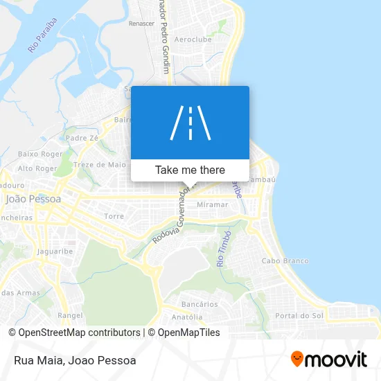 Rua Maia map