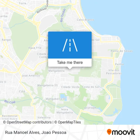 Rua Manoel Alves map