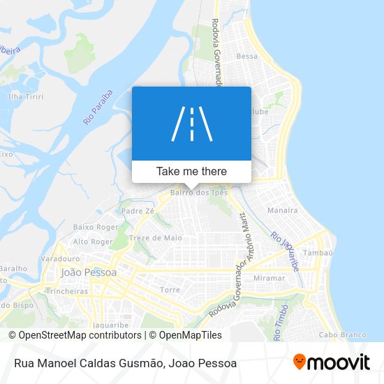 Rua Manoel Caldas Gusmão map