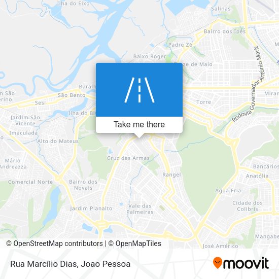 Rua Marcílio Dias map