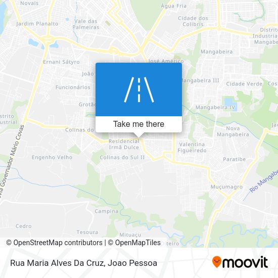 Rua Maria Alves Da Cruz map