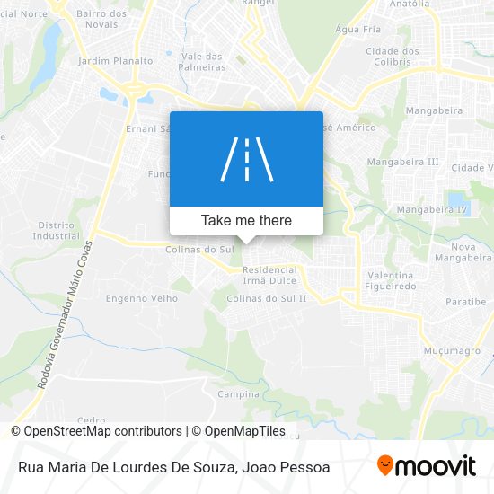 Rua Maria De Lourdes De Souza map