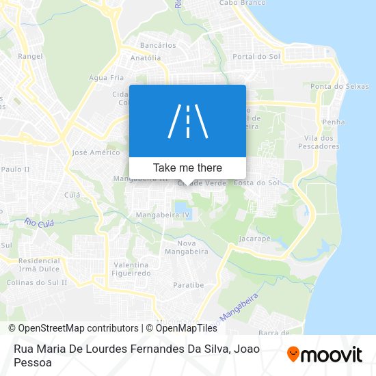 Rua Maria De Lourdes Fernandes Da Silva map