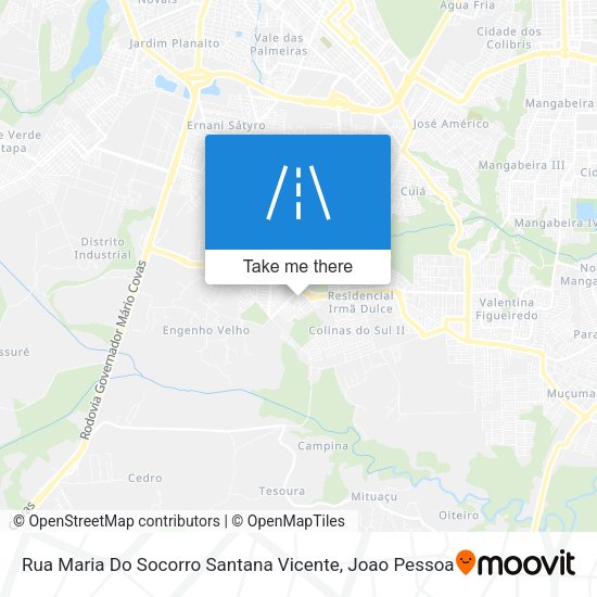Rua Maria Do Socorro Santana Vicente map