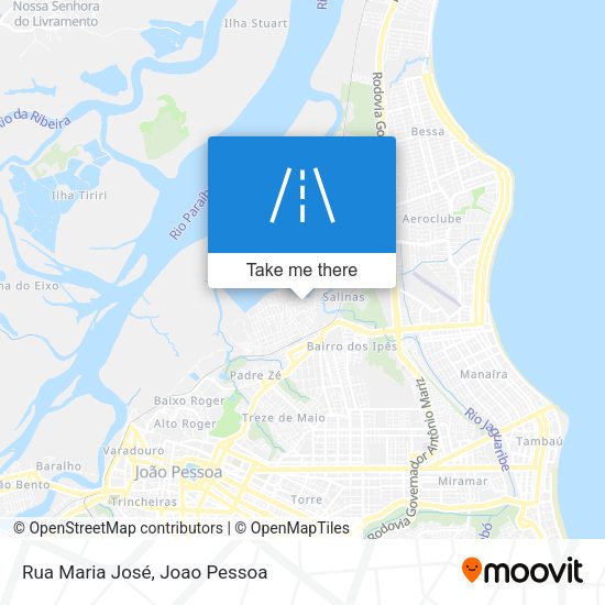 Rua Maria José map
