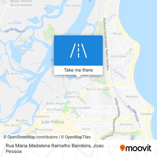 Rua Maria Madalena Ramalho Bandeira map