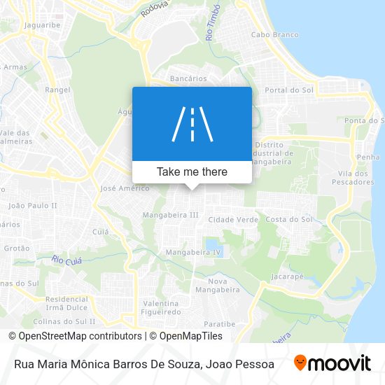 Rua Maria Mônica Barros De Souza map