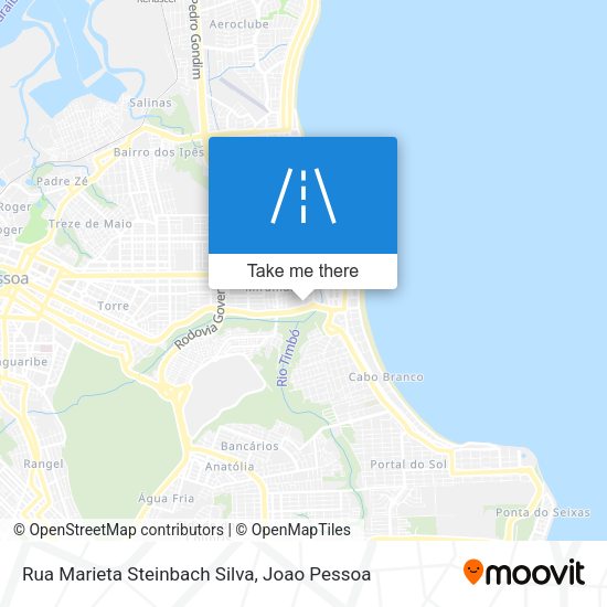 Rua Marieta Steinbach Silva map