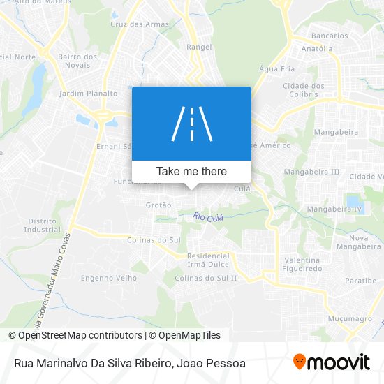 Mapa Rua Marinalvo Da Silva Ribeiro