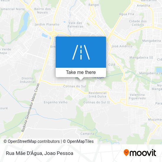 Rua Mãe D'Água map