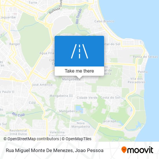 Rua Miguel Monte De Menezes map