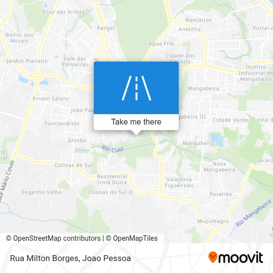 Rua Milton Borges map