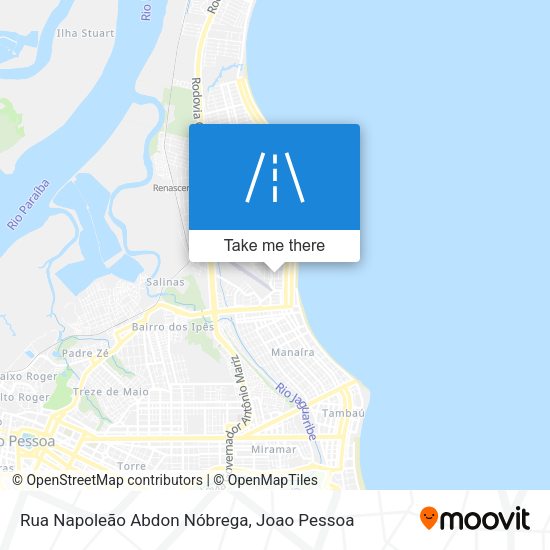 Rua Napoleão Abdon Nóbrega map