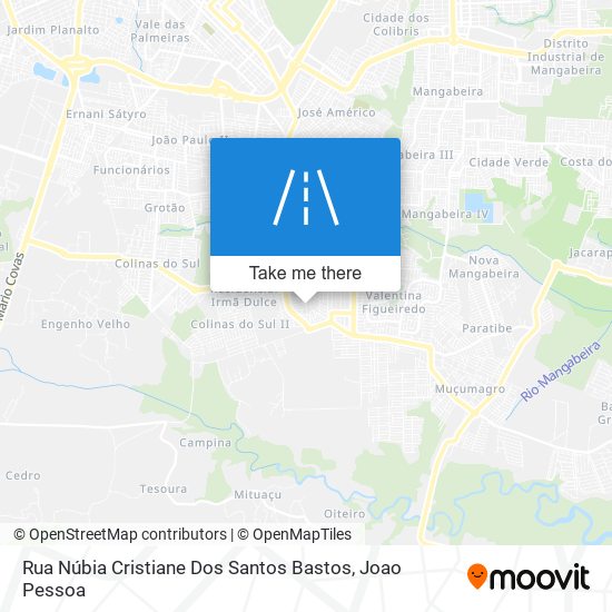 Rua Núbia Cristiane Dos Santos Bastos map