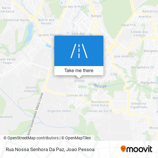 Mapa Rua Nossa Senhora Da Paz