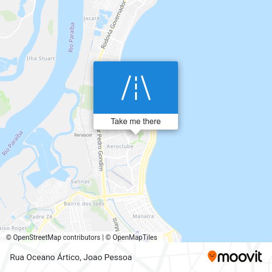 Rua Oceano Ártico map