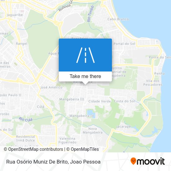 Rua Osório Muniz De Brito map