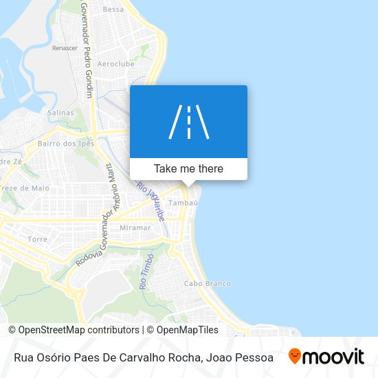 Rua Osório Paes De Carvalho Rocha map