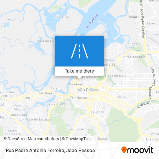 Rua Padre Antônio Ferreira map