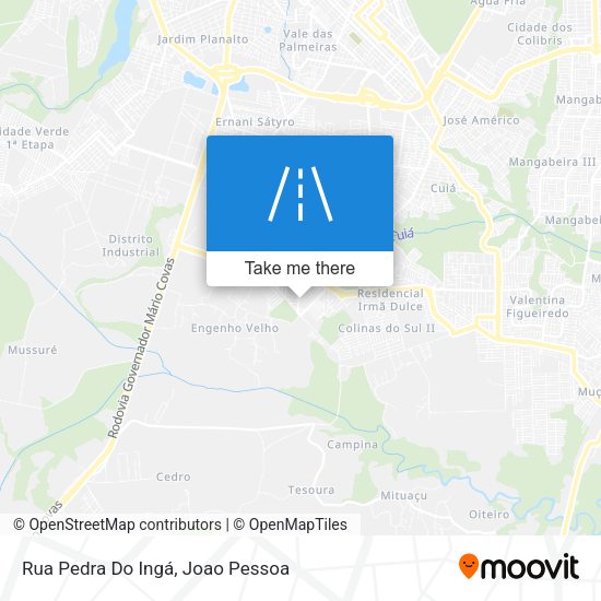 Rua Pedra Do Ingá map