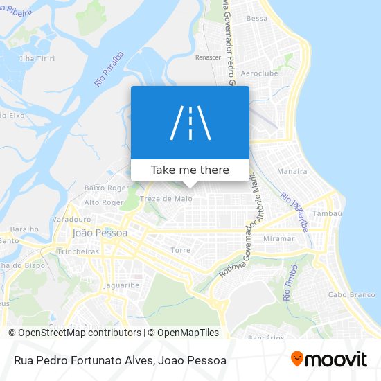 Mapa Rua Pedro Fortunato Alves