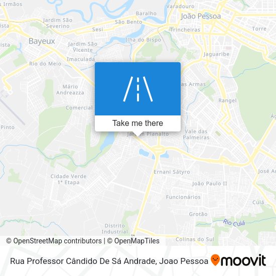 Rua Professor Cândido De Sá Andrade map