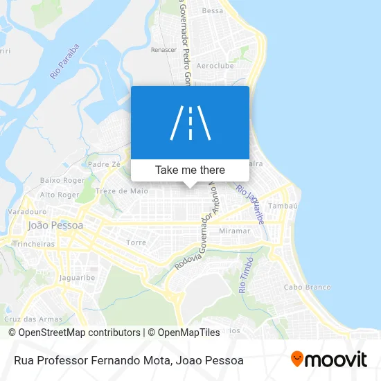 Rua Professor Fernando Mota map
