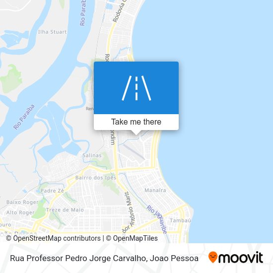 Rua Professor Pedro Jorge Carvalho map