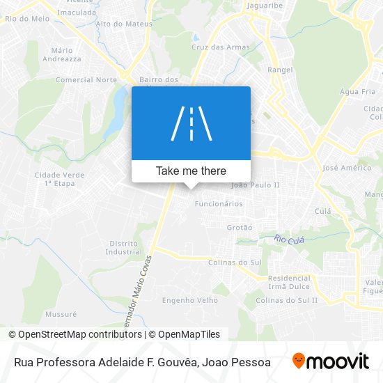 Rua Professora Adelaide F. Gouvêa map