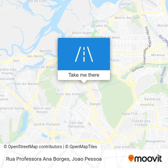 Rua Professora Ana Borges map