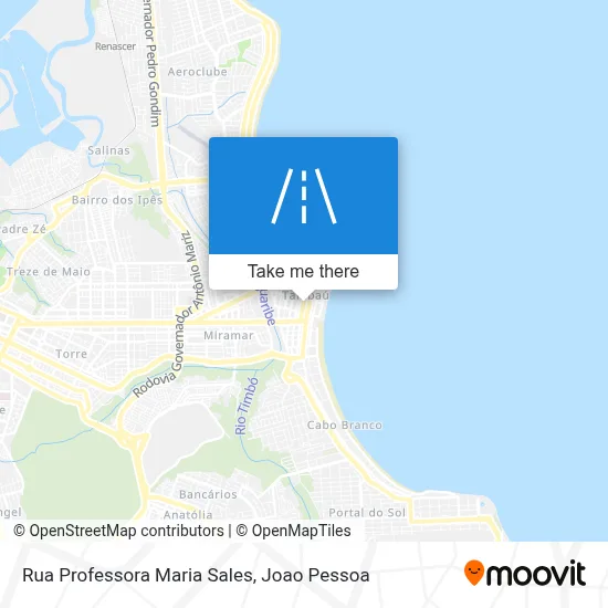 Rua Professora Maria Sales map
