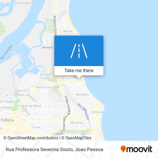 Rua Professora Severina Souto map