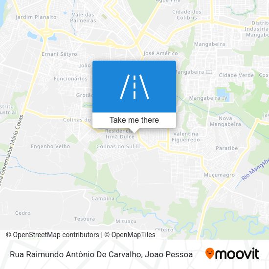 Rua Raimundo Antônio De Carvalho map