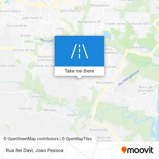 Rua Rei Davi map