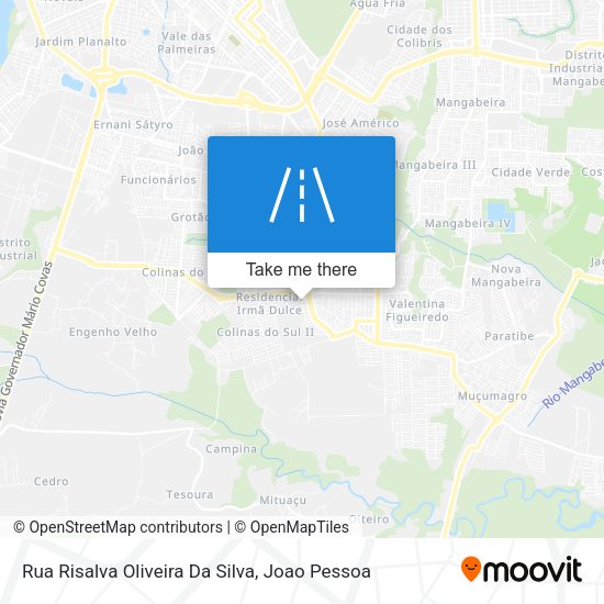 Rua Risalva Oliveira Da Silva map