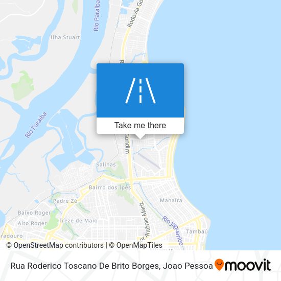 Rua Roderico Toscano De Brito Borges map