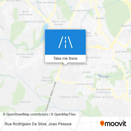 Rua Rodrigues Da Silva map