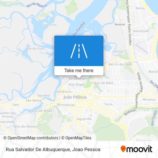 Rua Salvador De Albuquerque map