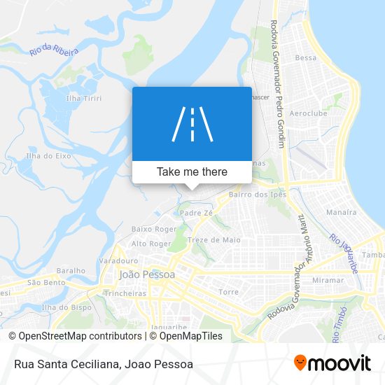 Rua Santa Ceciliana map