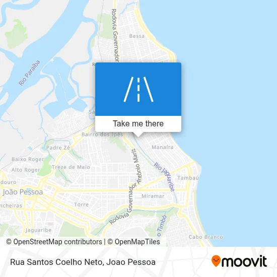 Rua Santos Coelho Neto map