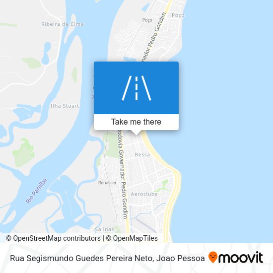 Rua Segismundo Guedes Pereira Neto map